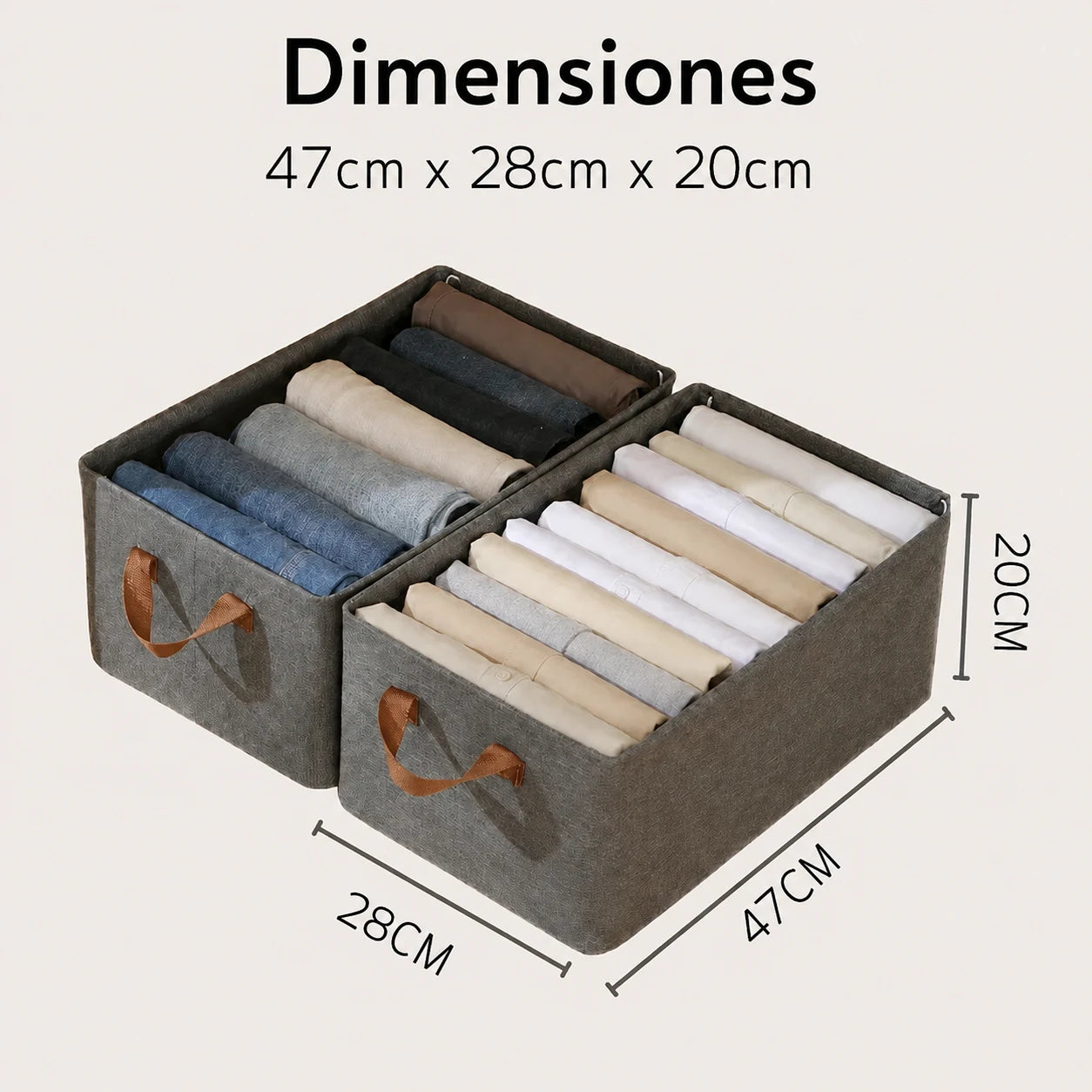Caja Organizadora Plegable Ultra Resistente – BoxyTidy™