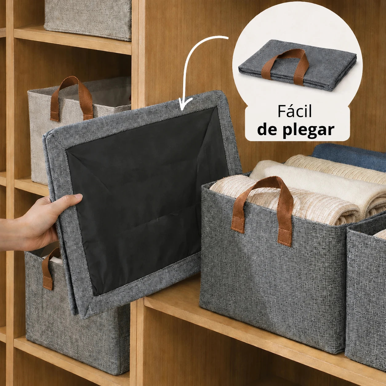 Caja Organizadora Plegable Ultra Resistente – BoxyTidy™