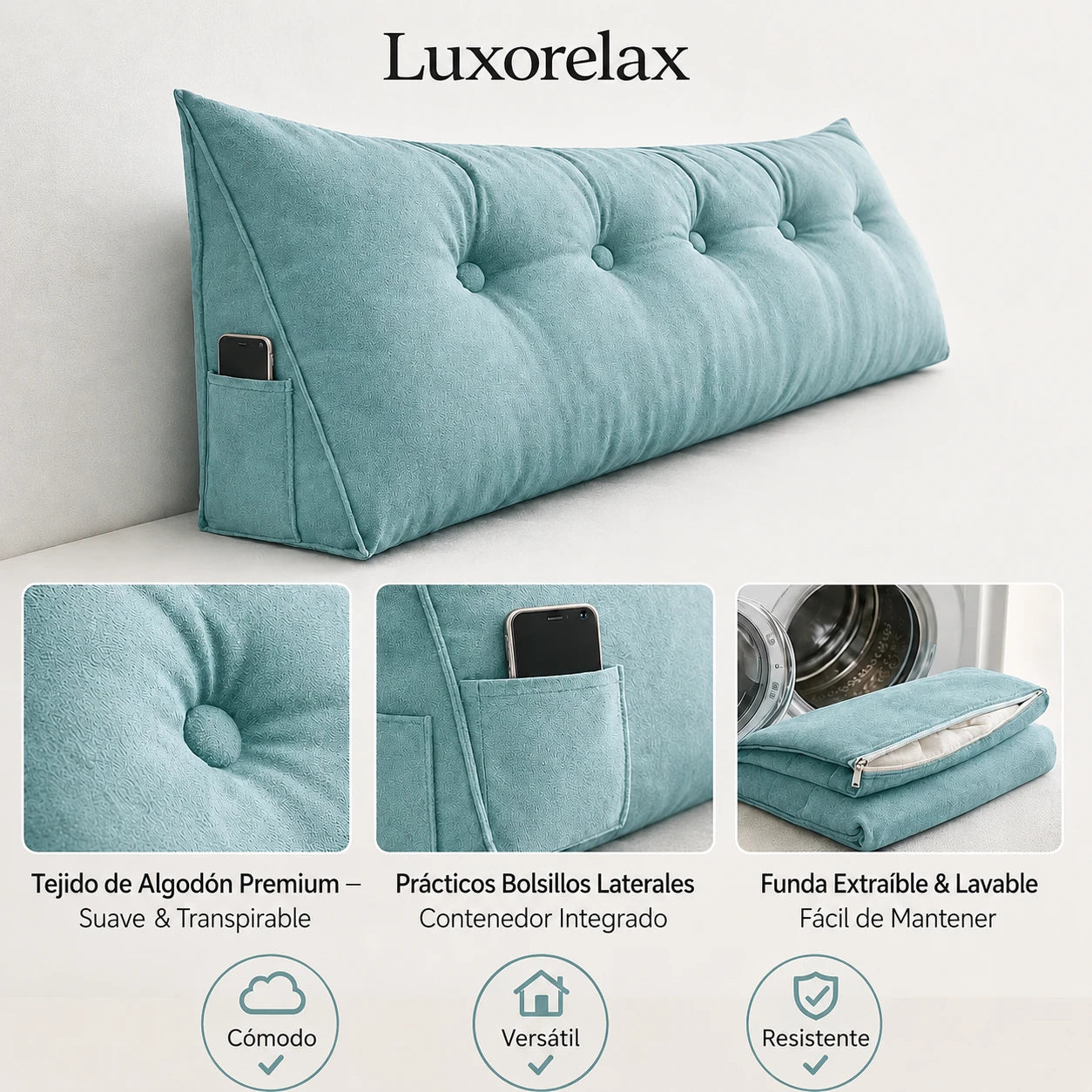 LuxoRelax™ — Cojín Comfort Orthodesign